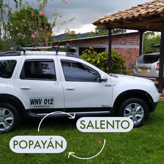 Private Transfer From Popayan to Salento (Or Viceversa) - Transfer Details