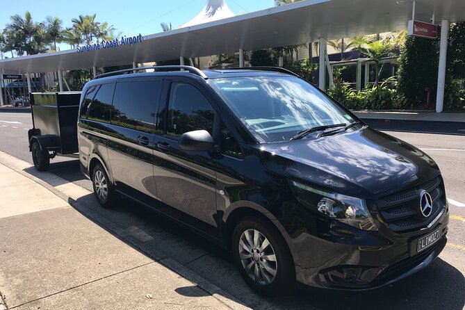 Private Transfer From Sunshine Coast Airport to Noosa 7 Seater + Luggage Trailer - Booking Information