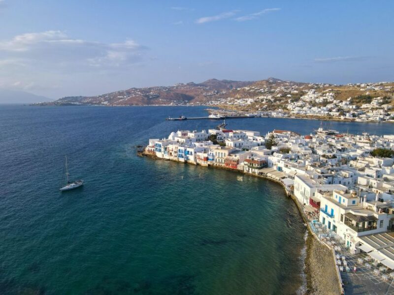Private Transfer: Mykonos Town to Airport With Mini Bus - Arrival Experience