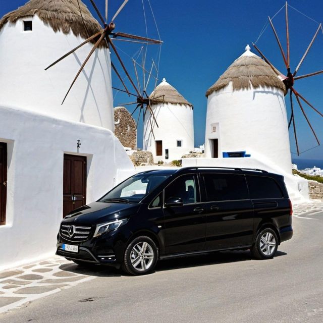 Private Transfer Mykonos:Airport/Port Pickup With Minivan - Pickup Details
