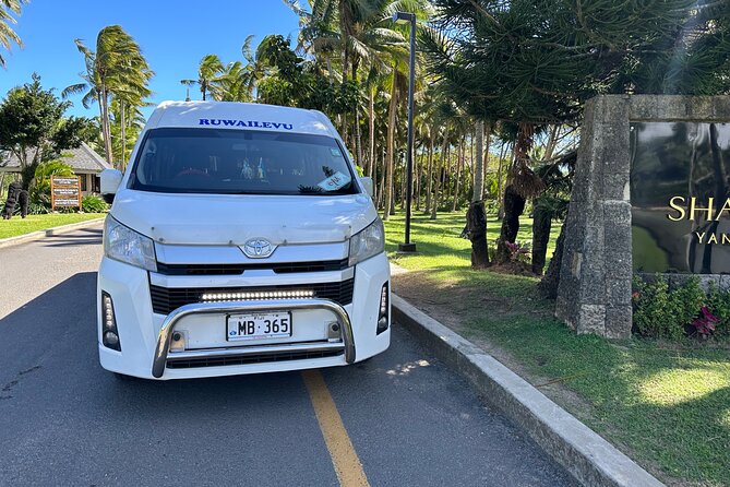 Private Transfer :Nadi Airport to Shangri-La Fijian Resort Yanuca - Pickup and Drop-off Details