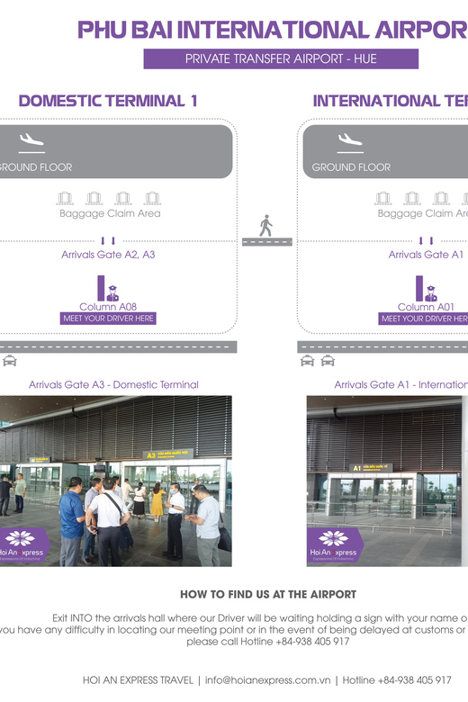 Private Transfer: Phu Bai Airport/Hue City - Thuan An Beach - Luggage Policy