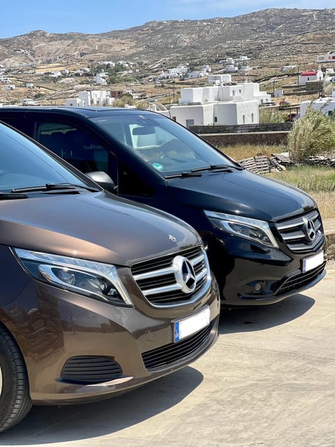 Private Transfer To Mykonos Beach Clubs With Luxury VAN - Transfer Experience
