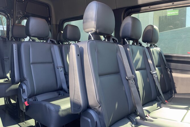 Private Transportation Available in Charleston in a 2021 Mercedes Sprinter Van - Vehicle Specifications