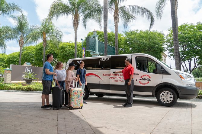 Private Van Airport Departure Transfer: Anaheim Resort to John Wayne SNA Airport - Service Overview