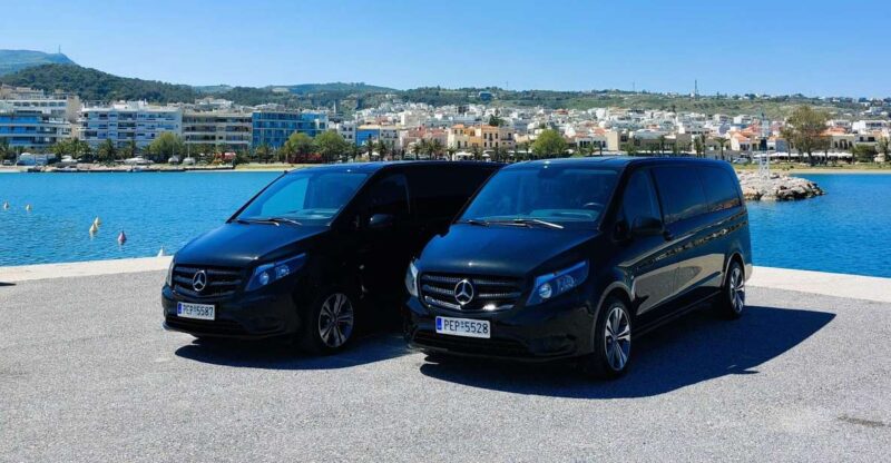 Private Van Services in Crete Heraklion Airport-Port-Hotel - Transportation Details