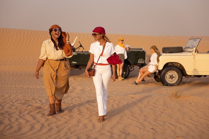 Private Vintage Land Rover Heritage Desert Safari- 4 Course Dinner & Activities - Booking and Confirmation