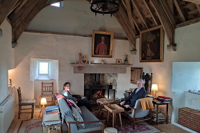 Private Visit in an Irish Castle Home - Historical Portraits and Documents