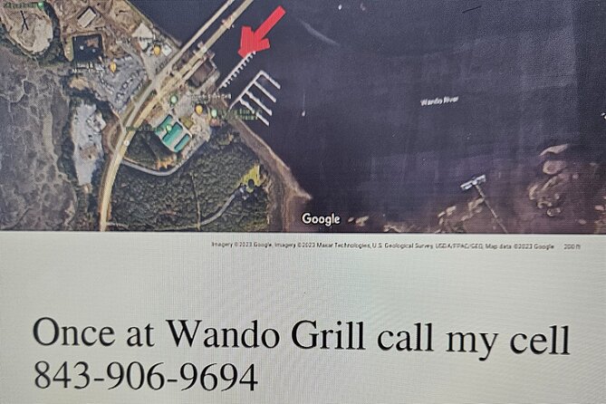 Private Wando River Charter - Inclusions and Exclusions