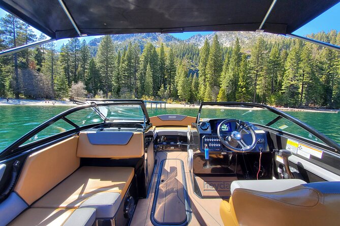 Private Watersports Boat Ride Lake Tahoe (11 Guests) - Meeting and Pickup
