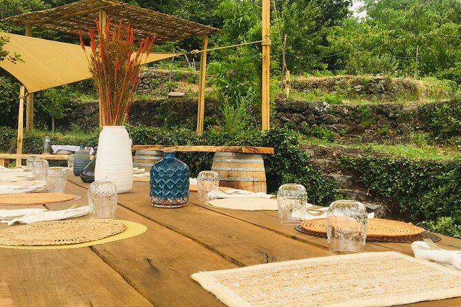Private Wine and Food Tasting Immersed in Nature in Milo - Sample Menu Highlights