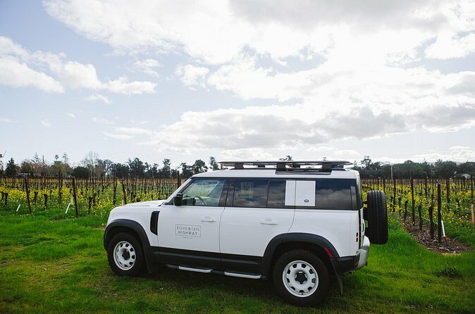 Private Wine Country Driver Service Land Rover Defender - What to Expect on the Day