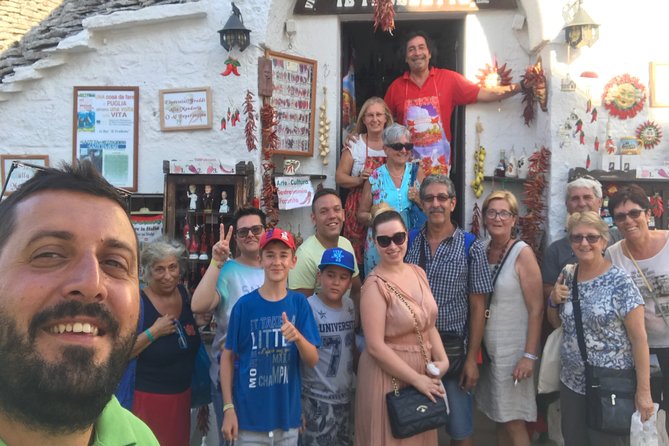 Private Wine Tour From Ostuni With Lunch Including Alberobello and Locorotondo - Explore Locorotondo and UNESCO-Listed Alberobello