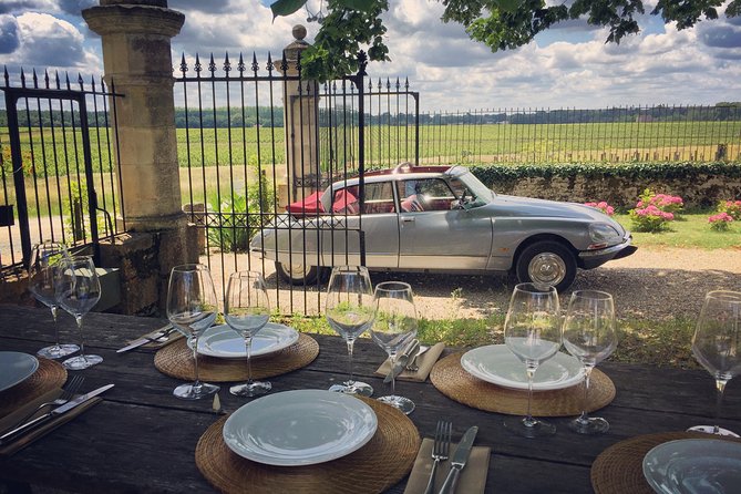 Private Wine Trip to Saint-Emilion Aboard Vintage French Presidential Car - Private and Personalized Experience