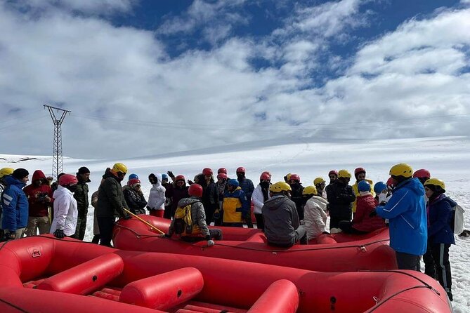 PRIVATE WINTER TOUR: Snow Rafting in Armenia - Navigating the Snowy Terrain