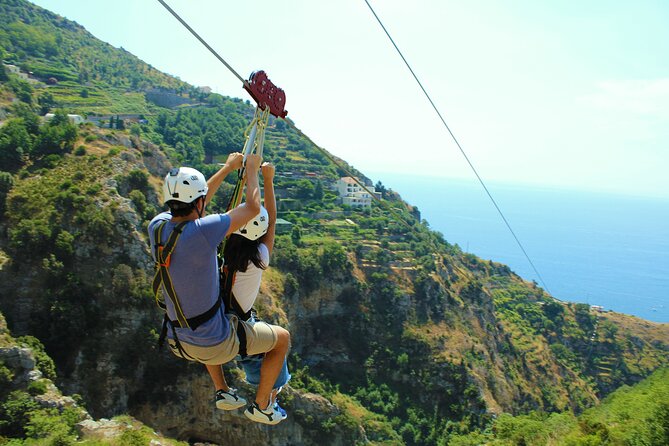 Private Zip Line Flight Over the Clouds Over the Furores Fjord - Key Points
