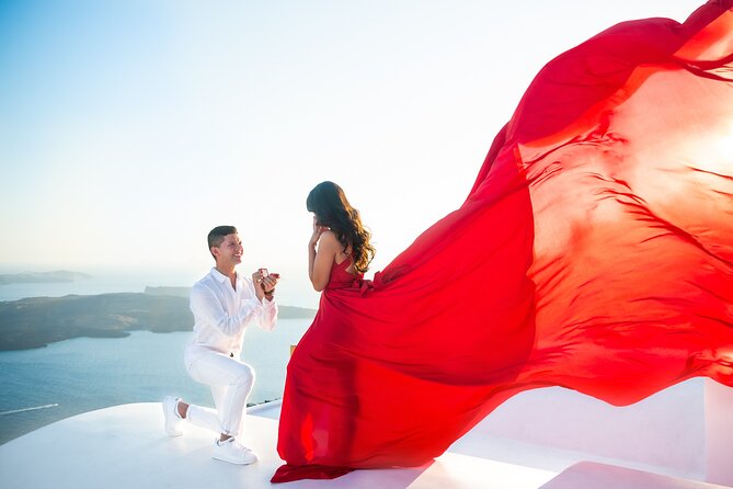 Professional Flying Dress Photoshoot In Santorini - Reviews and Ratings