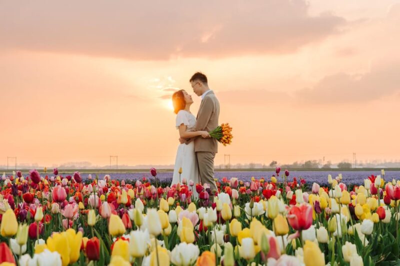 Professional Photoshoot at Tulip Fields and Keukenhof - Booking and Payment