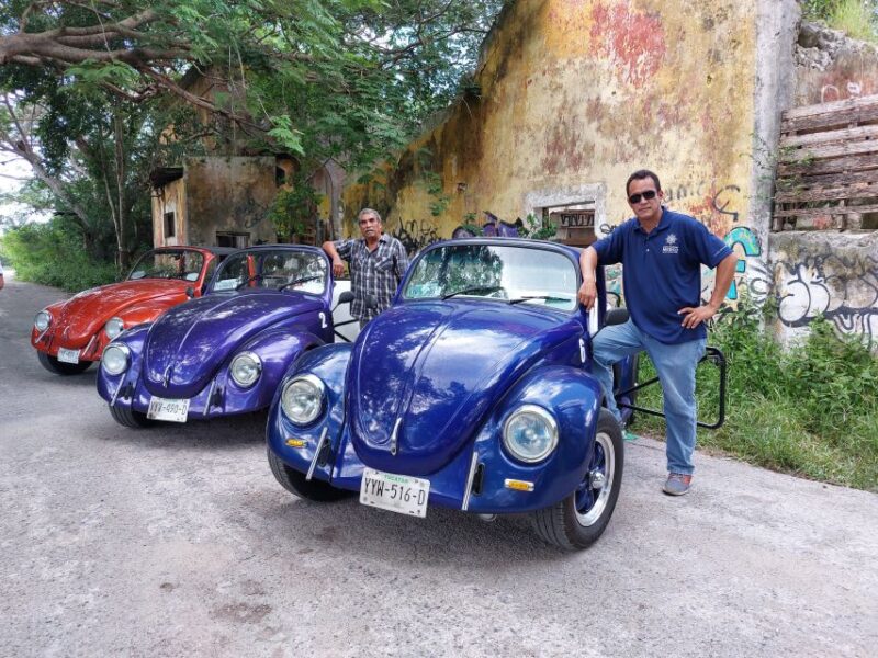 Progreso: Ghost Town Tour + Beach Club in a Classic Beetle - Key Points