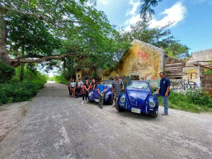 Progreso: Ghost Town Tour + Beach Club in a Classic Beetle - Inclusions