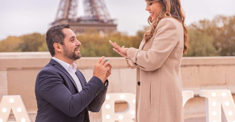Proposal Marry Me - Big Letters - Paris Proposal Planner - Just The Basics