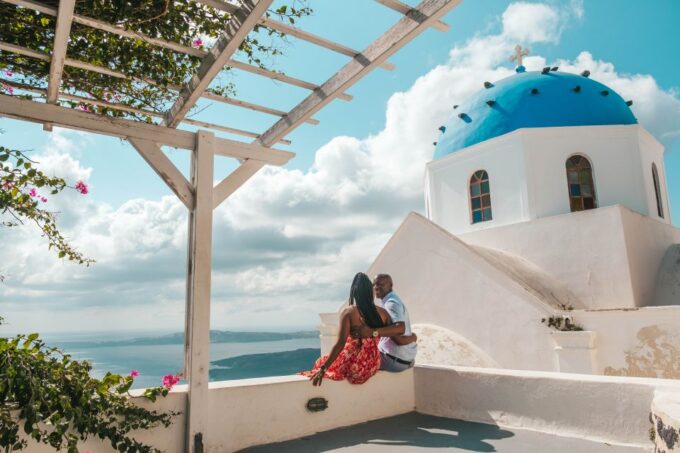 Proposal Photoshoot Santorini - Treasuring the Moment
