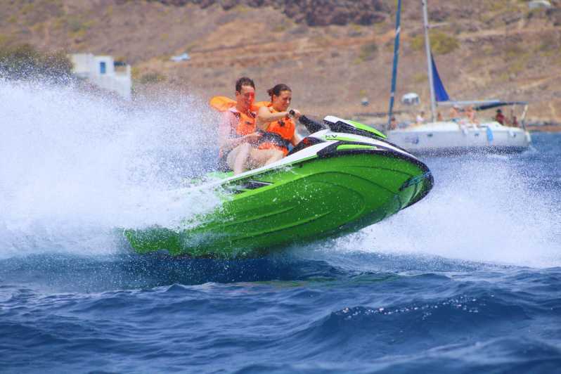 Puerto Colón: Kawasaki Jet Ski Tour Along Tenerifes Coast - Key Points