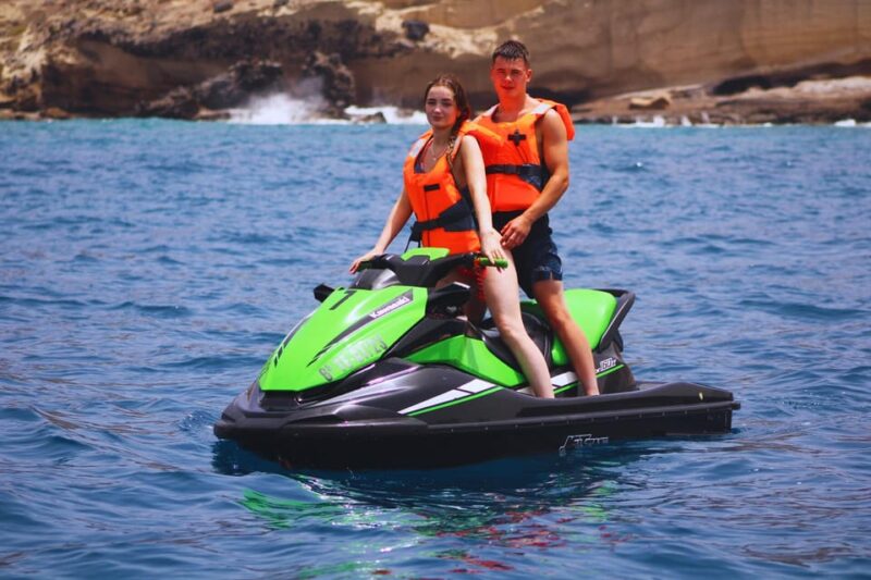 Puerto Colón: Kawasaki Jet Ski Tour Along Tenerifes Coast - Experience Highlights