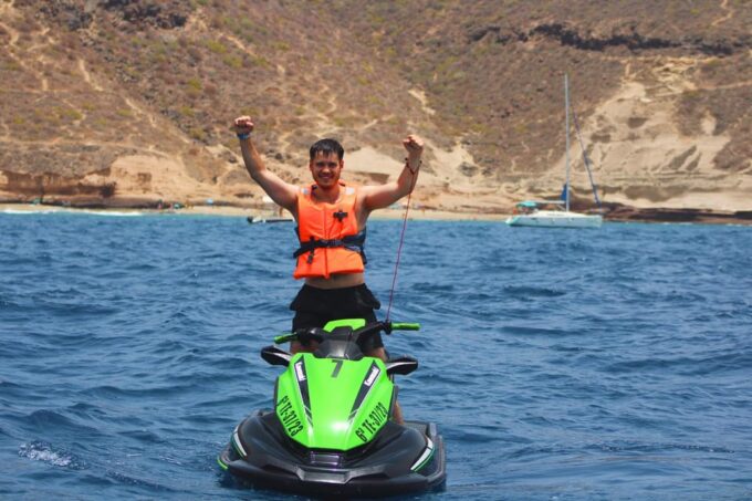 Puerto Colón: Kawasaki Jet Ski Tour Along Tenerifes Coast - Tenerifes Scenic Coastline