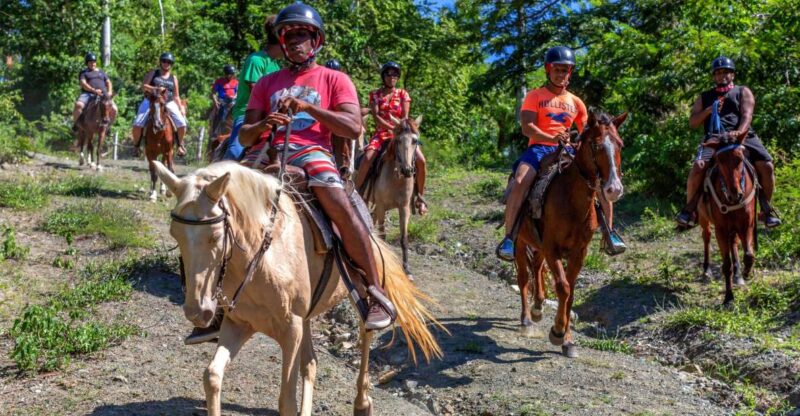 Puerto Plata: Waterfalls, Zip Line Adventure and Horse Ride - Key Points