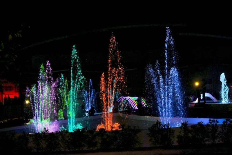 Puerto Princesa: Balayong Peoples Park With Dinner and Show - Water and Light Show