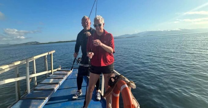 Puerto Princesa: Private Full-Day Fishing Tour by Boat - Starfish Island