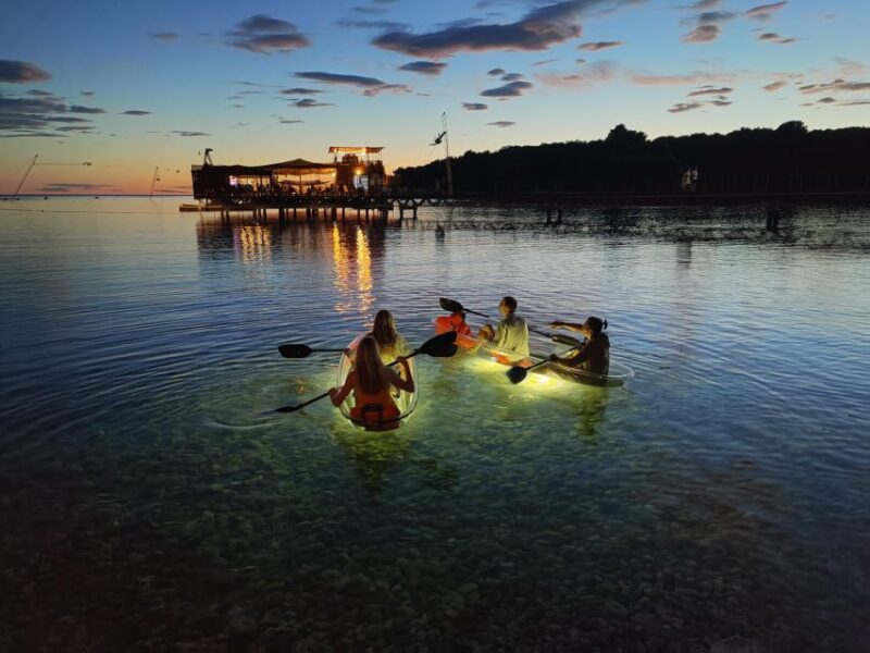 Pula: Blue Cave After Sunset/Night Tour in Transparent Kayak - Equipment and Safety