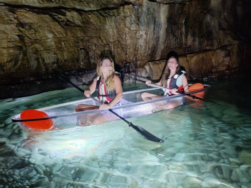 Pula: Blue Cave Illuminated Clear-Bottom Kayak Night Tour - Preparation and What to Bring
