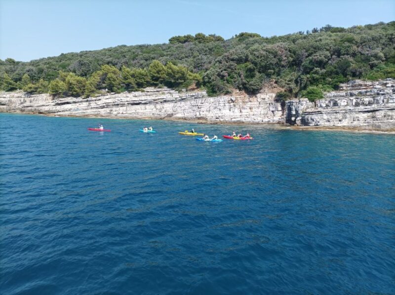 Pula: Blue Cave Kayak Tour With Swimming and Snorkeling - Itinerary and Experience