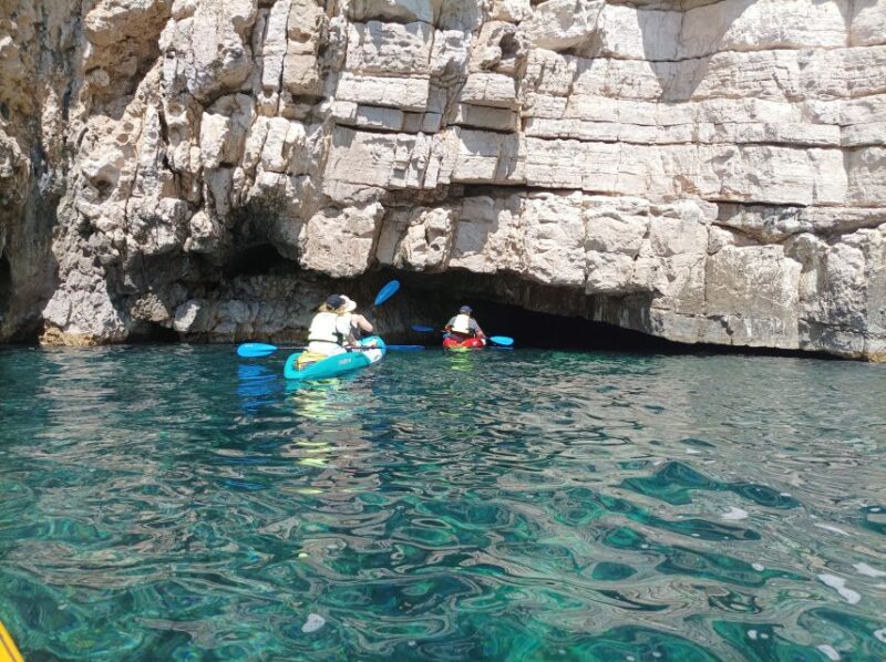 Pula: Blue Cave Kayak Tour With Swimming and Snorkeling - Included in the Tour