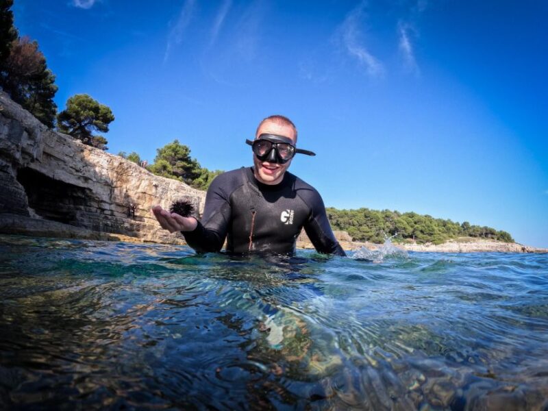 Pula: Blue Cave Kayaking and Snorkeling Tour With Drinks - Inclusions and Equipment