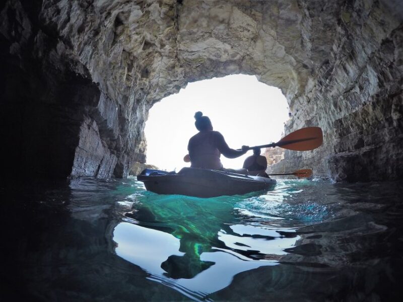 Pula: Cave Kayak Tour, Snorkeling and Cliff Jumping - Tour Itinerary