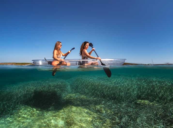 Pula: Clear Kayak Tour to Canyon, Island Cliffs & Small Cave - Activity Highlights
