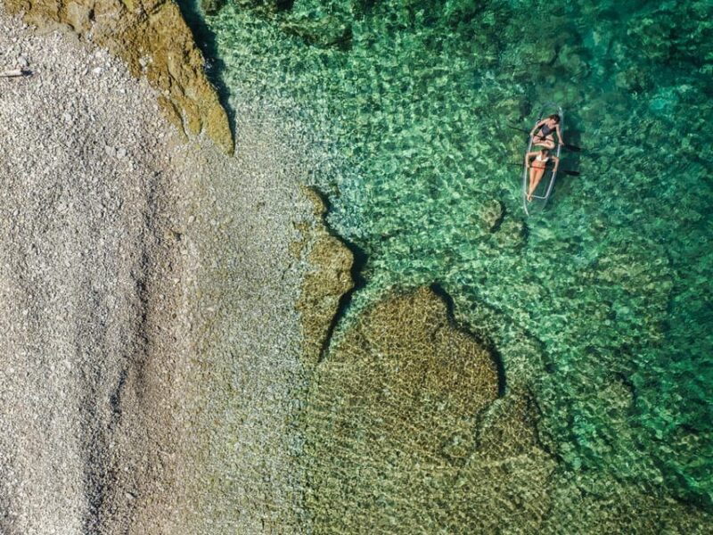 Pula: Clear Kayak Tour to Canyon, Island Cliffs & Small Cave - Kayaking Instruction