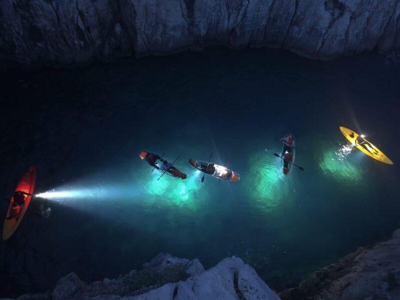 Pula: Istria Sea Canyon Illuminated Kayak Tour by Night - Good To Know