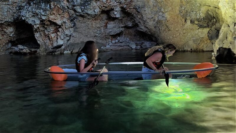Pula: Istria Sea Canyon Illuminated Kayak Tour by Night - Meeting Point and Directions