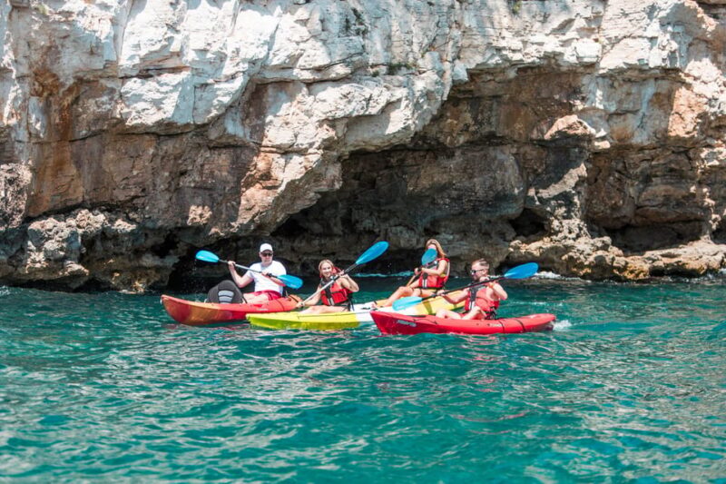 Pula: Kayak Adventure With Cave & Island Snorkeling - Included in the Package