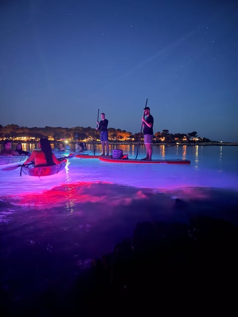 Pula: Sunset/Night Illuminated Transparent Kayak Cave Tour - Itinerary Details