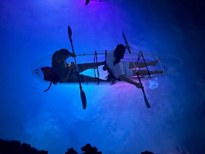 Pula: Sunset/Night Illuminated Transparent Kayak Cave Tour - Explore the Cave
