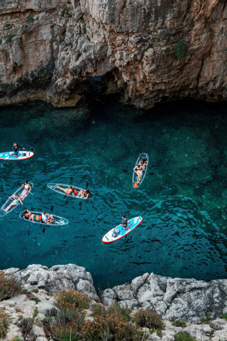 Pula: Sunset/Night Illuminated Transparent Kayak Cave Tour - Capturing the Landscape