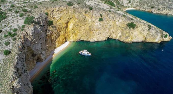 Punat, Cruise and Swim at Golden Beach and Blue Cave - Departing From Punat