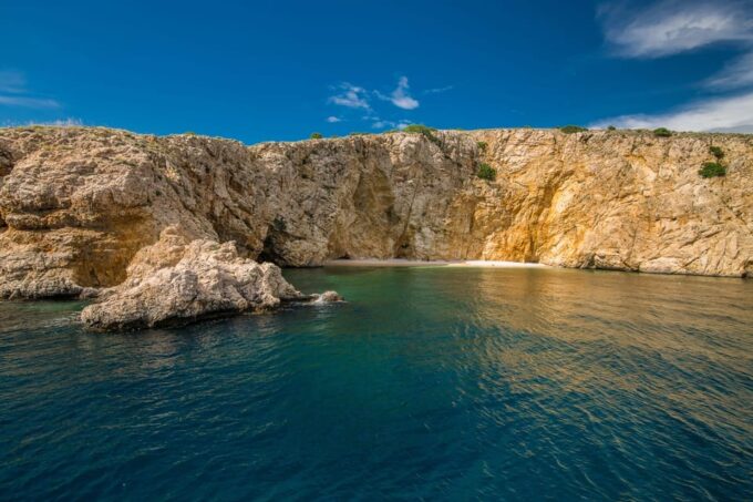 Punat, Cruise and Swim at Golden Beach and Blue Cave - Exploring Plavnik Island