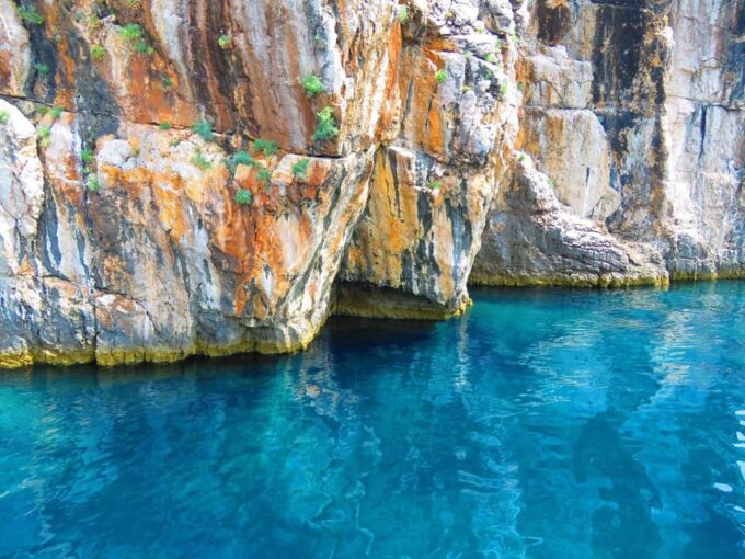 Punat, Cruise and Swim at Golden Beach and Blue Cave - Enjoying Blue Cave and Golden Beach