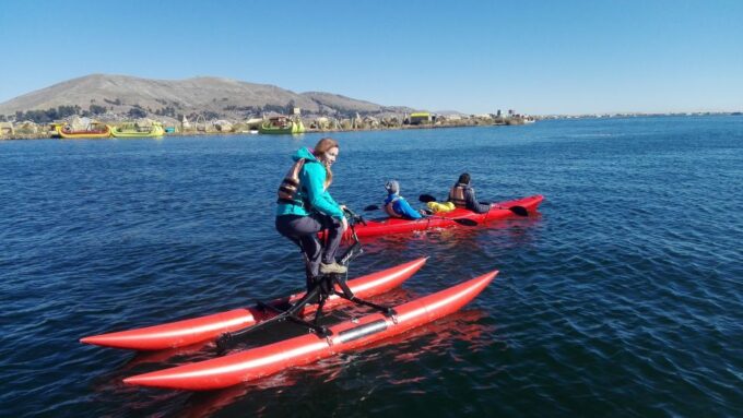 Puno: Water Bike to Uros Island at Lake Titicaca - Exploring Uros Islands